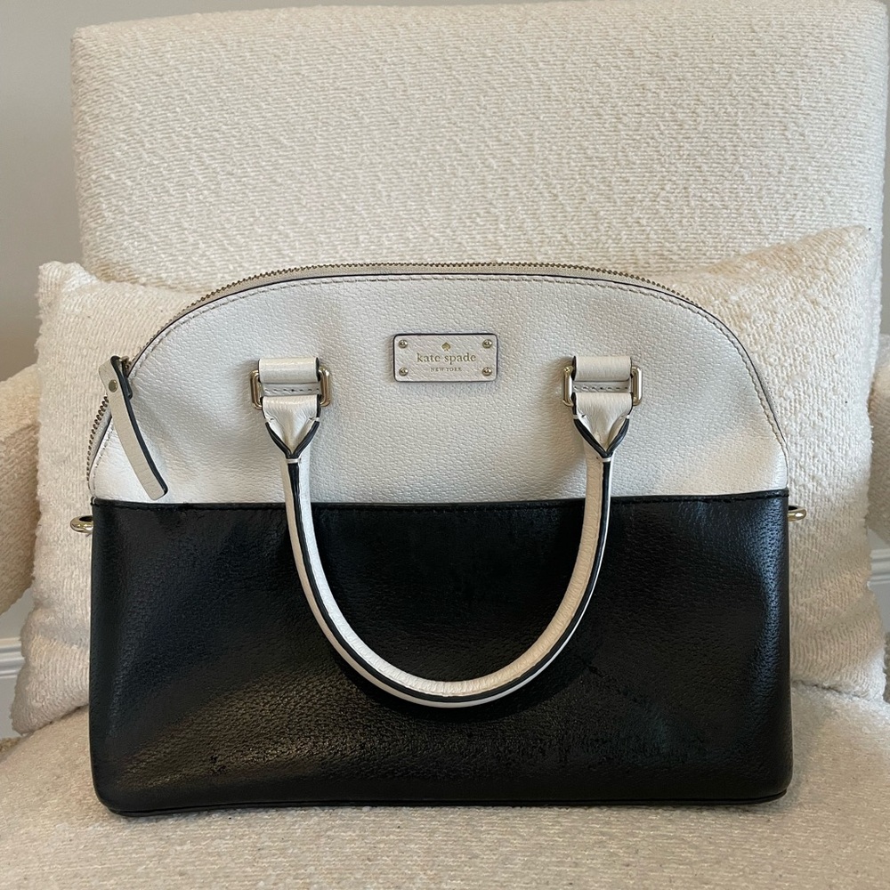 Kate Spade over the shoulder bag. Black and white